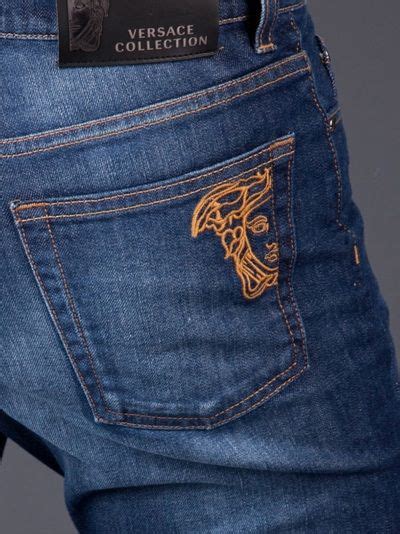 versace collection medusa pocket jeans|Men's Versace Jeans .